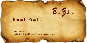 Bandl Zsolt névjegykártya